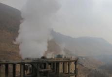 قصف فى وادي بردى