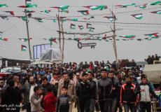 من مليونية الأرض والعودة شرق قطاع غزة