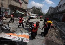 صورة من الحرب على غزة عام 2014 - ارشيف