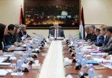 اجتماع مجلس الوزراء الفلسطيني