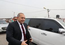 الوفد الأمني المصري لحظة وصوله غزة قبل حوالي أسبوعين