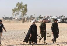 عناصر الحشد الشعبي في تل الطيبة قرب الموصل. 21 أكتوبر 2016