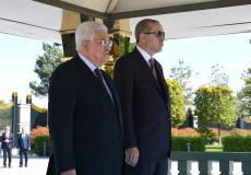 الرئيسان محمود عباس ورجب أردوغان