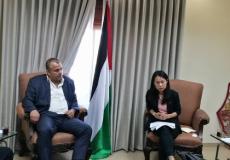 الوزير قطامي وممثل جايكا اليابانية