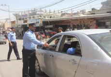 الاجهزة الامنية في غزة تعمل رغم العدوان