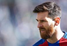 نجم نادي برشلونة الإسباني ليونيل ميسي.