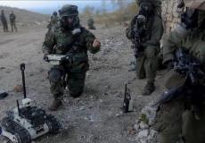 جنود اسرائيليون يتدربون على 