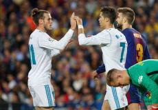 جانب من مباراة الكلاسيكو بين ريال مدريد وبرشلونة
