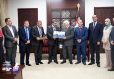 ديوان الرقابة مع الرئيس عباس