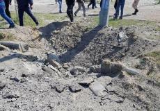 مكان التفجير الذي استهدف موكب الحمد الله