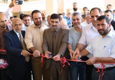 افتتاح مدرسة عبد المحسن القطان شرق خانيونس