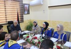 محافظ غزة يستقبل وفدًا من مجموعة العميد الكشفية