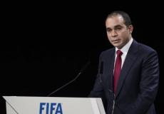 المرشح لرئاسة الاتحاد الدولي لكرة القدم (فيفا) الأمير علي بن الحسين