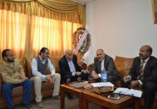 عابد يستقبل وفد من اتحاد الصناعات الخشبية
