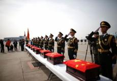 رفات 36 عسكريا صينيا