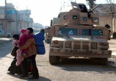 فرار المدنيين من مناطق القتال