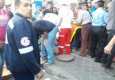 صورة من مكان الحادث