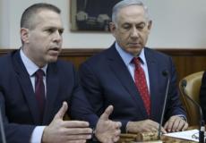 وزير الأمن الداخلي الإسرائيلي أردان بجوار نتنياهو -ارشيف-