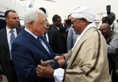 الرئيسان الفلسطيني والسوداني