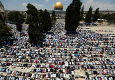 جانب من صلاة اليوم بالاقصى