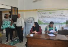 اتحاد العمل الزراعي توزع شباك صيد