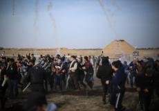 مسيرات العودة شرق غزة اليوم