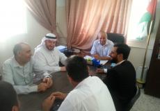 نواب محافظة شمال غزة يتفقدون مديرية التنمية الاجتماعية