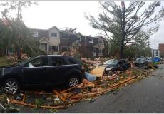 أضرار بعشرات المنازل وانقطاع الكهرباء بعد إعصار ضرب أوتاوا