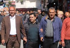 الأسرة الرياضية في غزة تقدم واجب العزاء لشهداء مخيم النصيرات