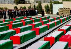 صورة ارشيفية لجثامين شهداء