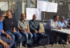 وقفة إحتجاجية أمام مدرسة زهوة القدس