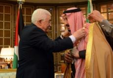 الرئيس عباس مع ملك السعودية