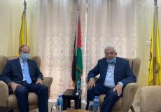 نائب رئيس حركة فتح محمود العالول يلتقى القنصل الفرنسي