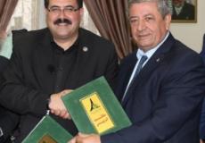 الوزير صبري صيدم والدكتور كمال الشرافي