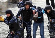 الشرطة الفلسطينية تلقي القبض على مشتبه - ارشيف