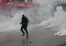 مواجهات بين الشبان وقوات الاحتلال على المدخل الشمالي لمدينة البيرة