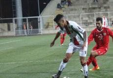 جانب من مباراة أمس