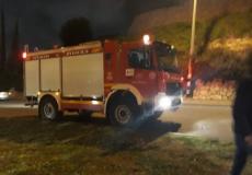 اندلاع حريق داخل شاحنة في كفرقرع