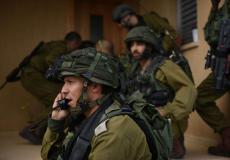 الجيش الاسرائيلي خلال نشاط له على حدود غزة