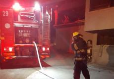 من مكان الحريق