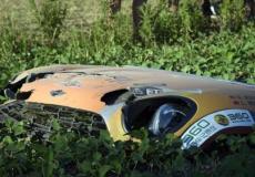 السيارة التي انحرفت عن مسارها