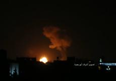 جيش الاحتلال يصدر بيانا بعد قصف غزة