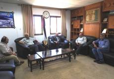 اللواء أبو شرخ يستقبل وكيل وزارة الزراعة لبحث التعاون المشترك