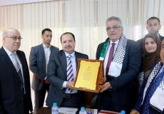 جامعة الأقصى تستقبل رئيس سطلة المياه الفلسطينية الوزير المهندس مازن غنيم