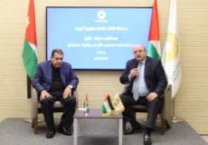 محافظ سلطة النقد يستقبل محافظ البنك المركزي الأردني والوفد المرافق