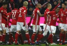 فرحة لاعبي بايرن ميونخ