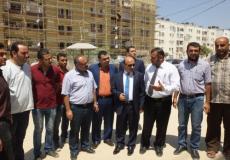 الوزير الحساينة يزور حي الندى