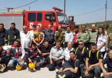 فرق انقاذ فلسطينية واسرائيلية