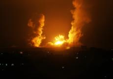 قصف غزة - ارشيف