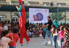 انطلاق فعاليات للسيرك المتنقل في غزة